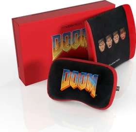 noblechairs Kissen-Set Doom Edition, schwarz/rot