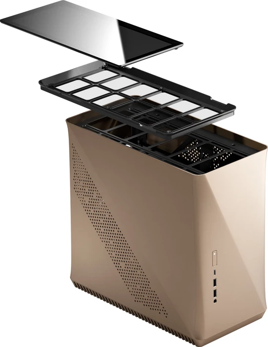 Fractal Design Era ITX Gold TG, Glasfenster, Mini-ITX