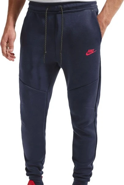Nike Tech Trainingshose lang obsidian/speed red (Herren)