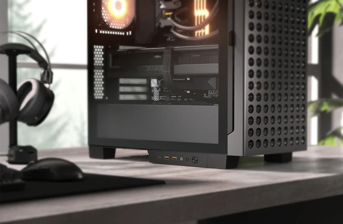 Cougar Airface ECO RGB, schwarz, Glasfenster