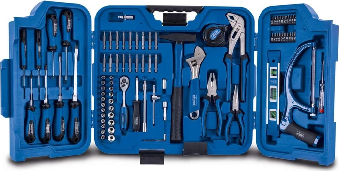 Scheppach TB99 Handwerkzeugset inkl. Koffer, 90-tlg.
