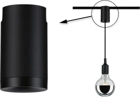 Paulmann URail Schienensystem-Komponente Pendel-Adapter universal schwarz matt