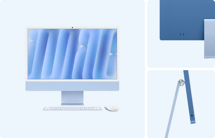 Apple iMac 24", blau, M6 - 10 Core CPU / 10 Core GPU, 16GB RAM, 256GB SSD [2026]