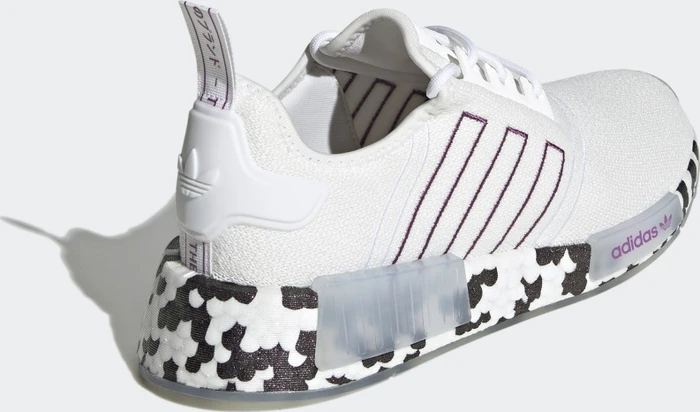 adidas NMD_R1 cloud white/active purple (Damen)