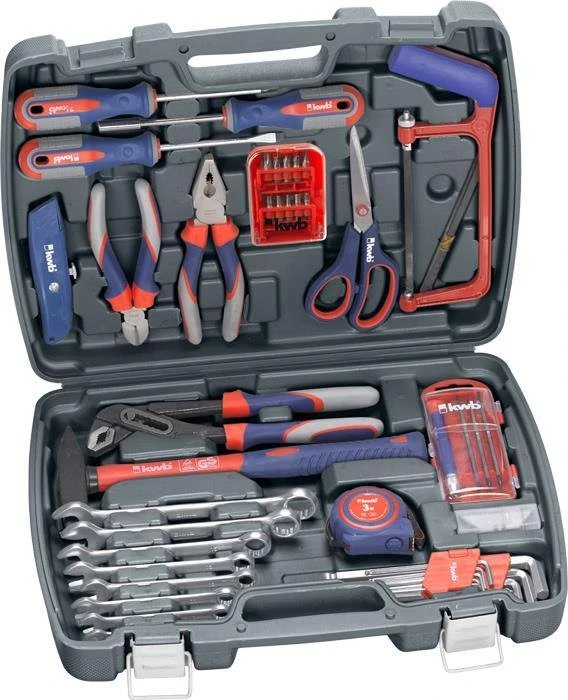 kwb Handwerkzeugset inkl. Koffer, 65-tlg.