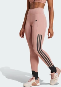 adidas Optime 3-Streifen Hose lang warm clay (Damen)