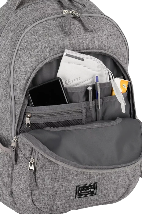 Travelite Basics Rucksack hellgrau