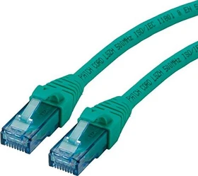 Roline / Secomp GHMT Patchkabel, Cat6a, U/UTP, RJ-45/RJ-45, 10m, grün