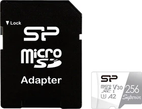 Silicon Power Superior R100/W80 256GB Kit, UHS-I U3, A2, Class 10