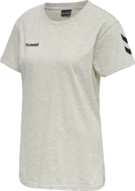hummel GO Cotton T-Shirt kurzarm egret