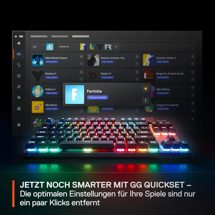 SteelSeries Apex Pro TKL Gen 3, schwarz, OmniPoint 3.0, USB, ND