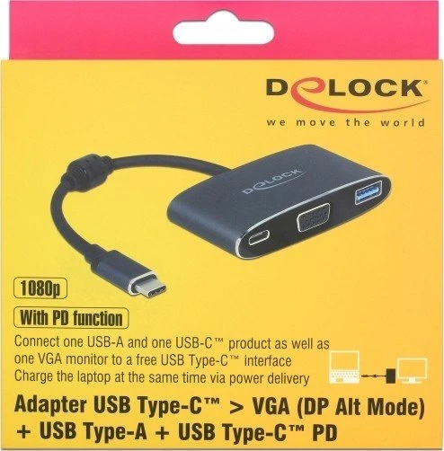 DeLOCK USB-C-VGA-Adapter