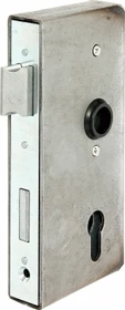 Alberts Schlosskasten mit verzinktem Schloss, silber