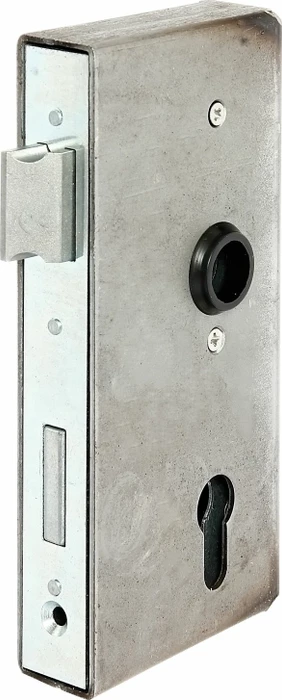 Alberts Schlosskasten mit verzinktem Schloss, silber