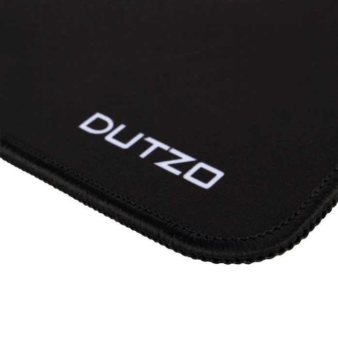 Dutzo Fushi Edged Gaming Mousepad Medium, 360x300mm, schwarz/orange