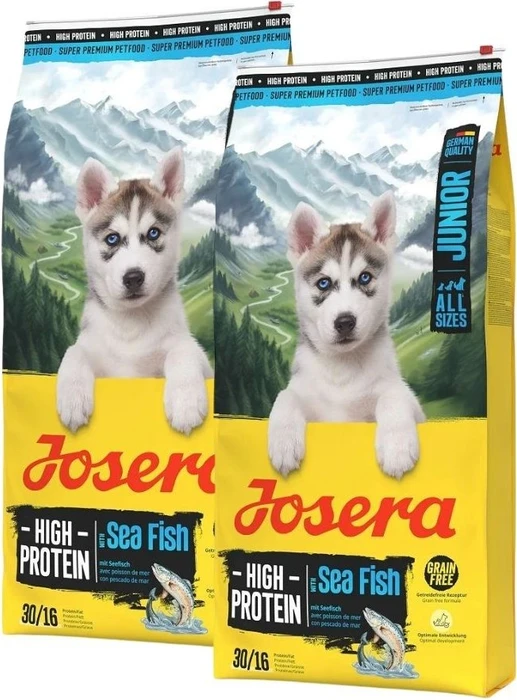 Josera Junior High Protein, mit Sea Fish, 25kg (2x 12.50kg)