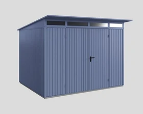 EcoStar Trend Premiumline Typ 3 Gerätehaus taubenblau