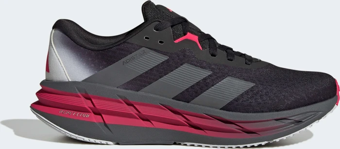 adidas Adistar 3 core black/iron metallic/lucid red (Herren)