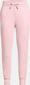 Under Armour Rival Fleece Trainingshose lang prime pink/white (Junior)