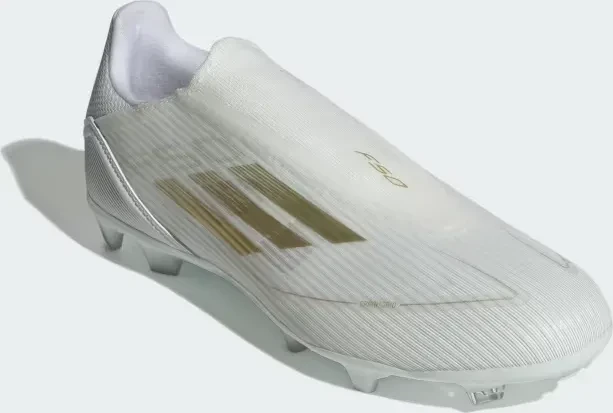 adidas F50 League Laceless FG/MG cloud white/gold metallic