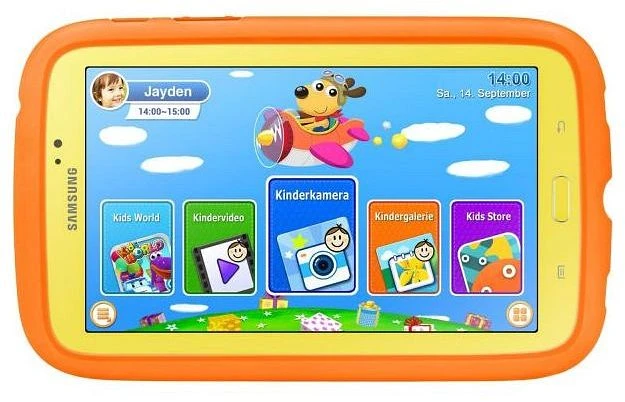 Samsung Galaxy Tab 3 Kids T2105, gelb, 8GB