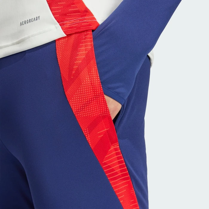 adidas Olympique Lyon Tiro 24 Trainingshose lang midnight indigo/bright red/white tint (Herren)