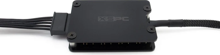 XSPC RGB Splitter Hub, 8-fach, schwarz