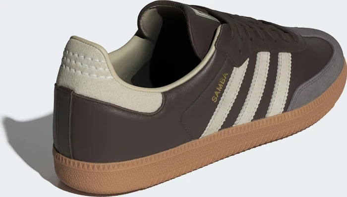 adidas Samba OG brown/putty grey/gold metallic