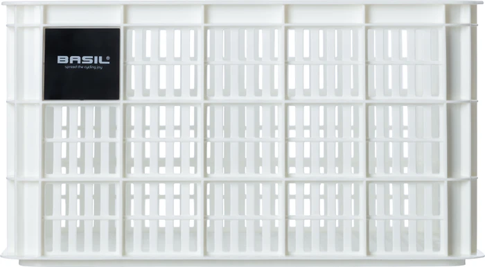 Basil Crate L Fahrradkorb bright white