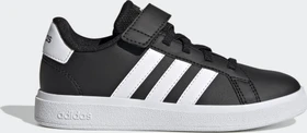 adidas Grand Court Court Elastic Lace and Top Strap core black/cloud white (Junior)
