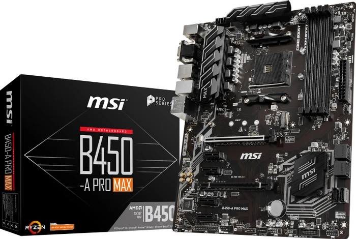 MSI B450-A Pro MAX (AMD AM4)