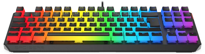 Endorfy SilentiumPC SPC Gear GK630K Pudding Tournament Edition, PBT, LEDs RGB, Kailh RED, USB, DE