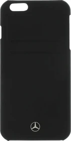 Mercedes-Benz Hard Cover Leather für Apple iPhone 6 Plus/6s Plus schwarz