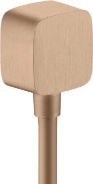 Hansgrohe Axor ShowerSolutions Wandanschluss softsquare brushed red gold