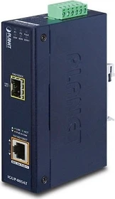 Planet IGUP-805AT Industrial Gigabit Medienkonverter, 1x RJ-45, 1x SFP, 95W PoE++