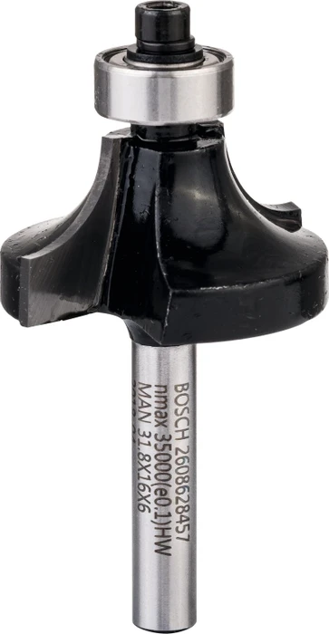 Bosch Professional Standard for Wood Abrundfräser, (R1)9.5x(D)31.8x16.2x57mm, 1 Stück
