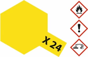 Tamiya Acrylic Paint X-24 clear yellow, 10ml