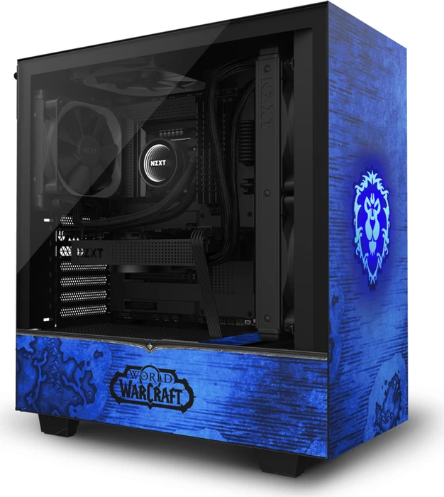 NZXT H510 Alliance CRFT 05, Glasfenster