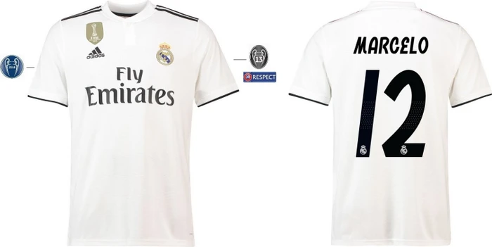 adidas Real Madrid Marcelo 12 2019 Heimtrikot (Herren)