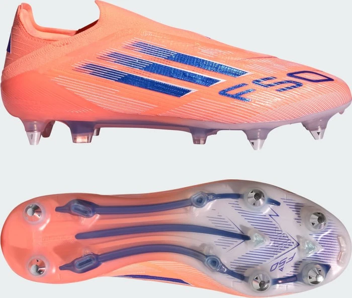 adidas F50 Elite Laceless SG beam orange/lucid blue/cloud white