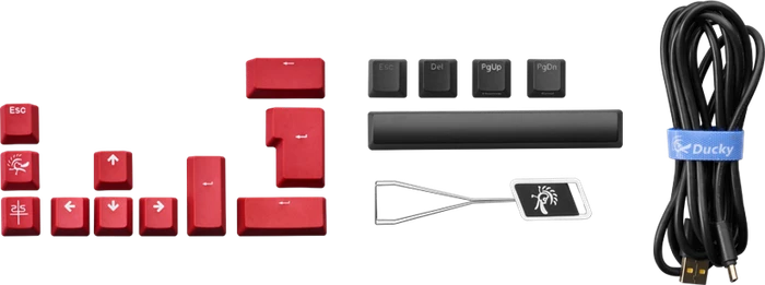 PowerColor X Ducky One 2 SF RGB Special Edition, Kailh Box WHITE, USB, US