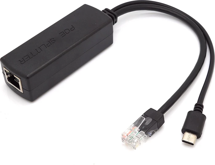 BerryBase PoE-Splitter, 2x RJ-45, PoE PD