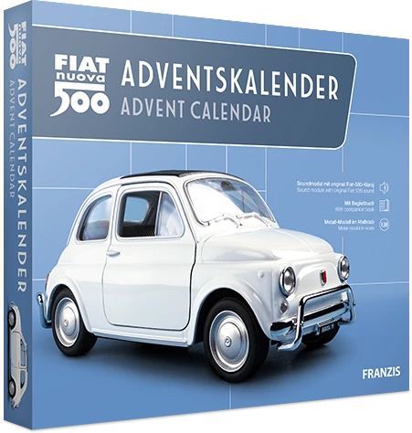 Franzis Fiat 500 Adventskalender 2022