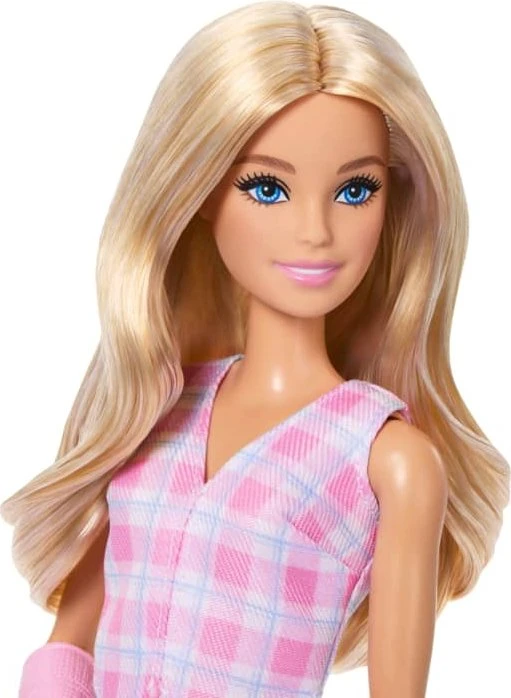 Mattel Barbie - Fashionistas Barbie mit rosa Gipsarm und kariertem Top und Rock