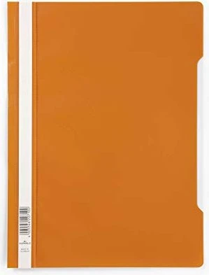 Durable Sichthefter, A4, orange/transparent, 50er-Pack