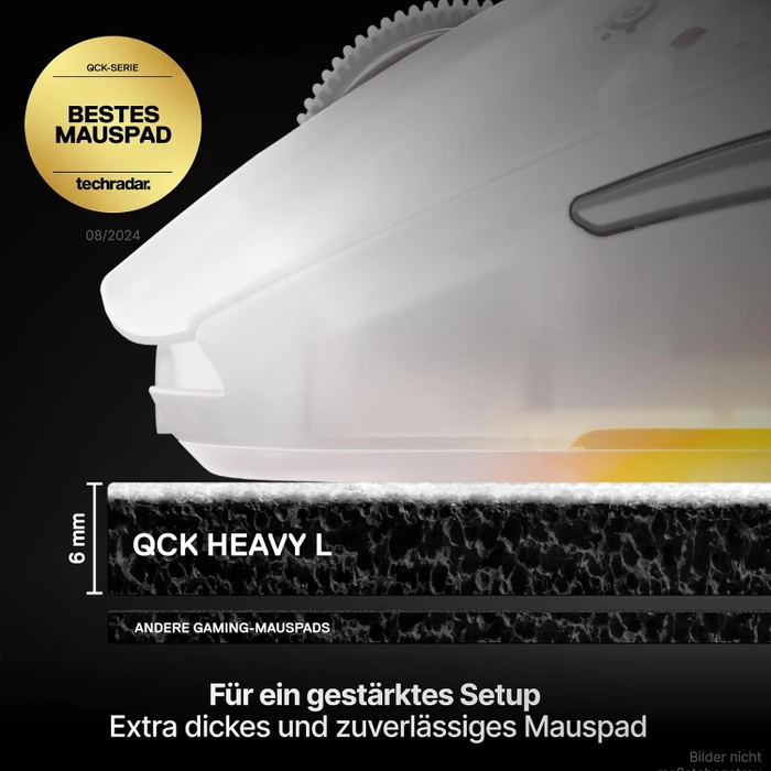 SteelSeries QcK Heavy Large, 450x400mm, weiß