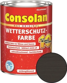 Consolan Wetterschutz-Farbe außen grau, 750ml