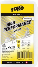 Toko High Performance Hot Wax Gleitwax Warm 40g Wachs