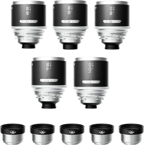 Blazar Mantis 25mm / 35mm / 50mm / 75mm / 100mm 1.33x Anamorphic, 5 Lens Set für PL-Mount (verschiedene Versionen)