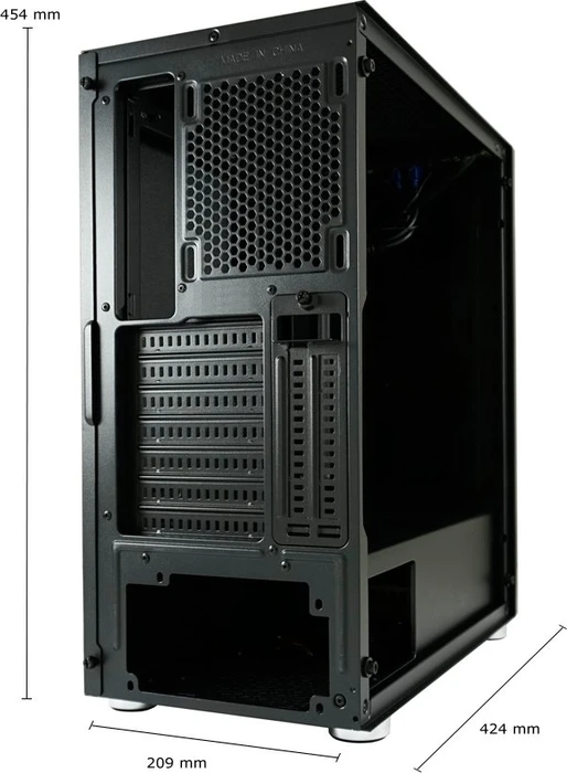LC-Power Gaming 701B Badge_X, Glasfenster
